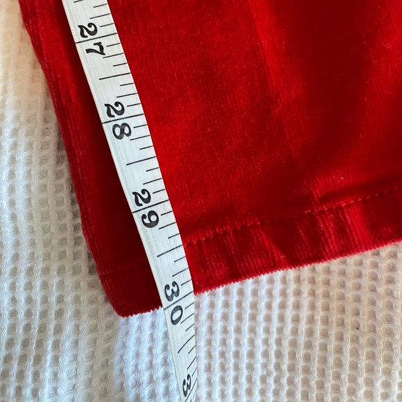 3 for $15! Bright Red Microcord skinny corduroy pants. Size 2 - Picture 8 of 10